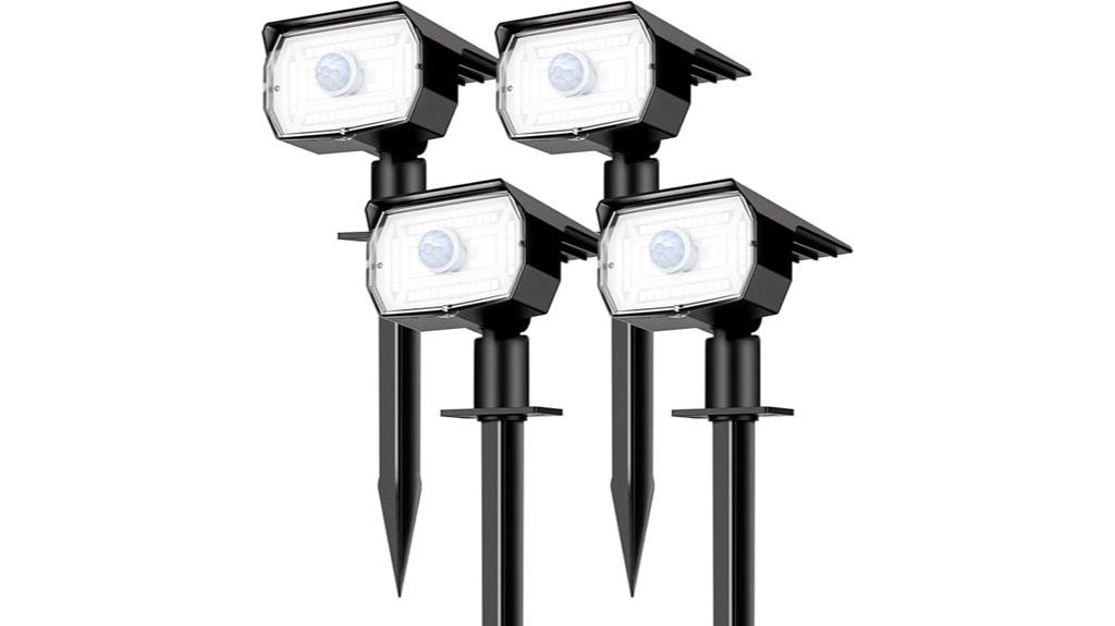 waterproof solar motion lights