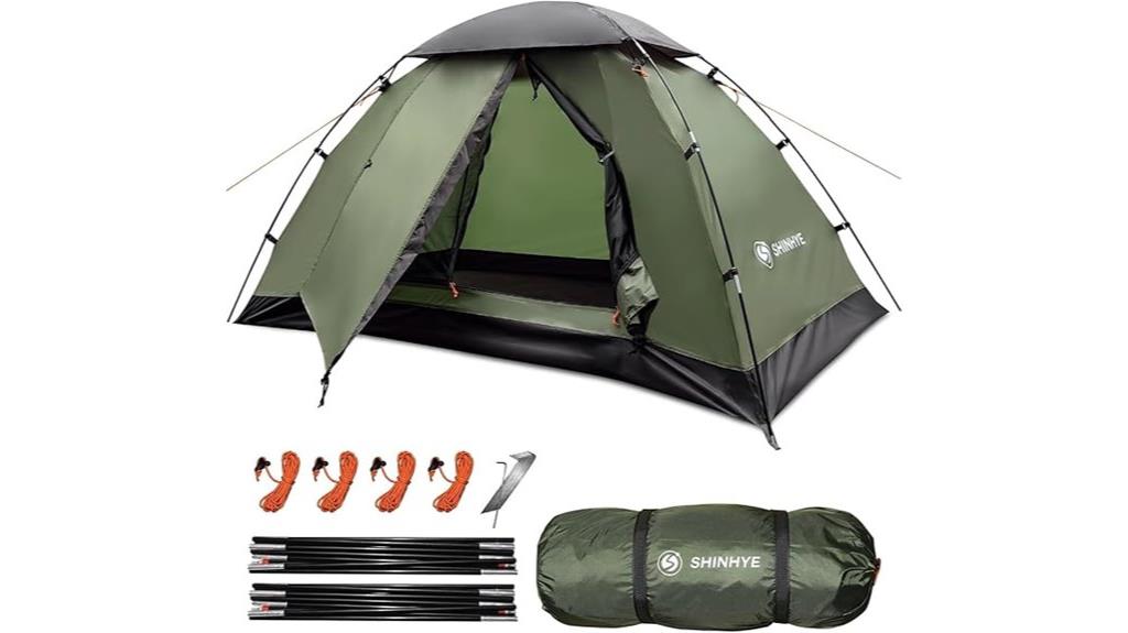 waterproof windproof backpacking tent