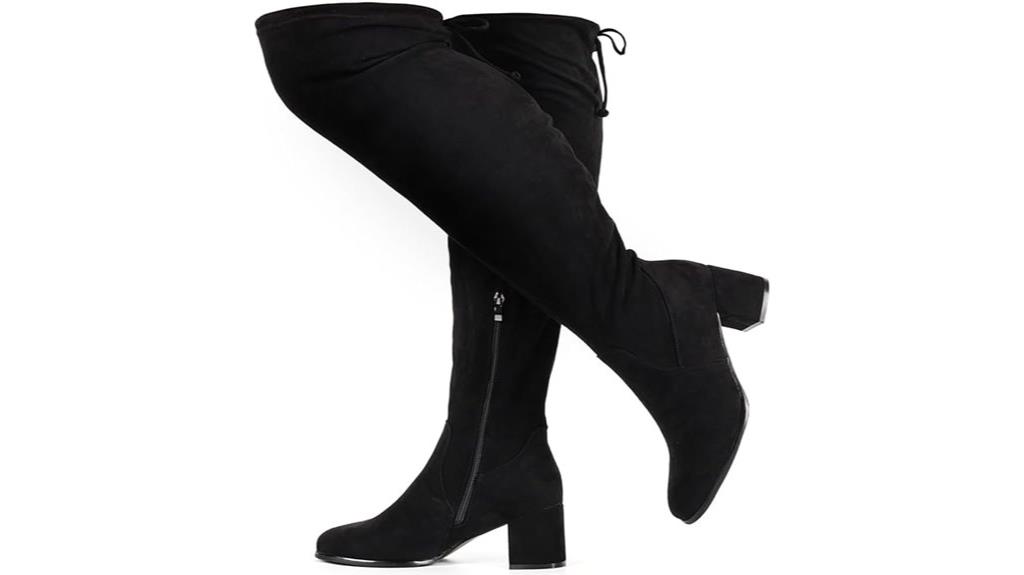 wide calf thigh boots