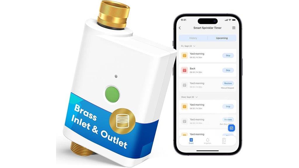 wifi controlled garden sprinkler