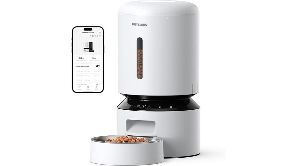 wifi enabled automatic pet feeder