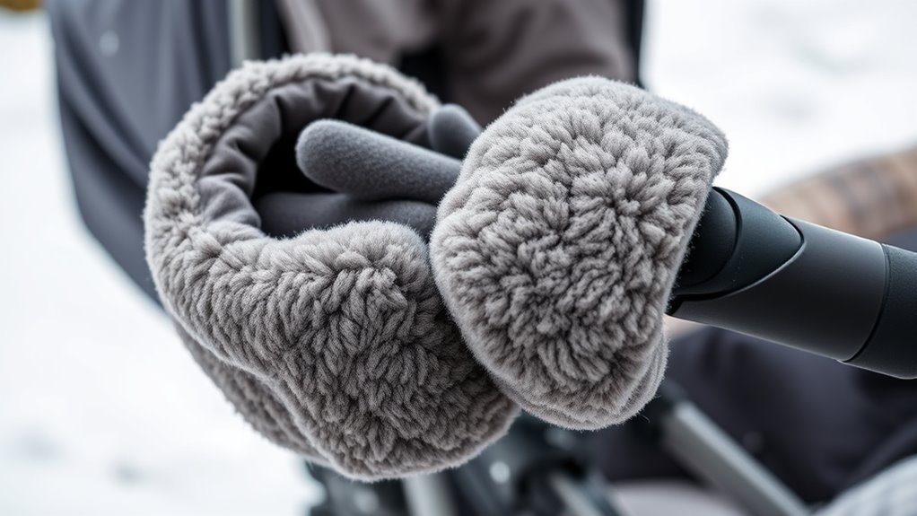 winter stroller hand muff considerations