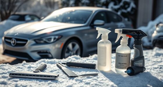 winter windshield de icers