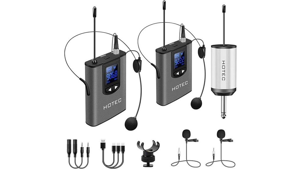 wireless dual microphone system