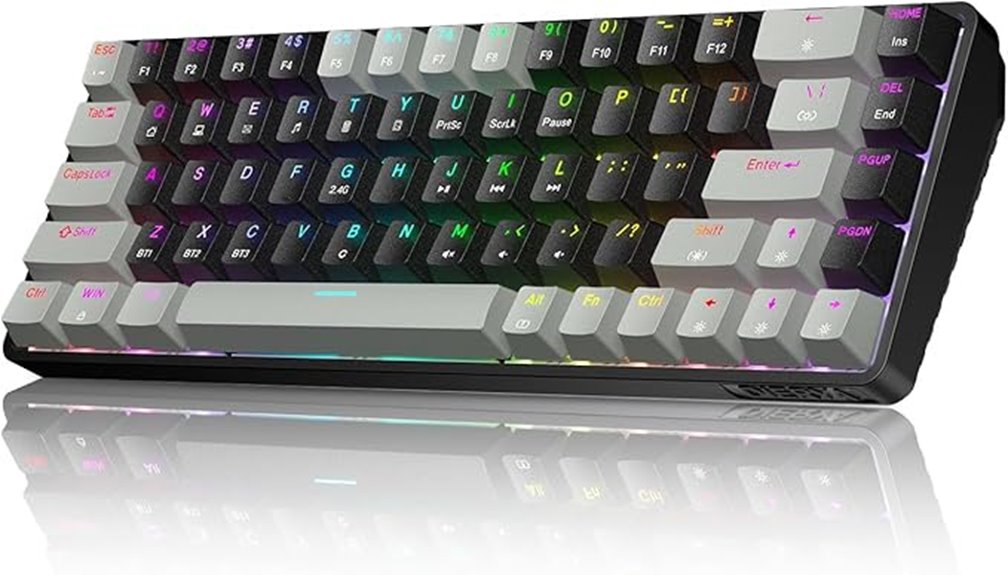 wireless mechanical gaming keyboard