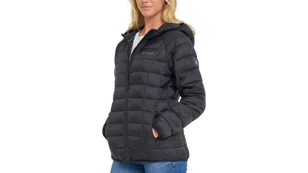 women s hooded puffer jacket