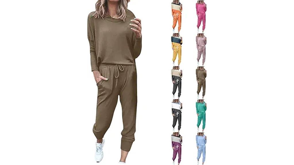 women s two piece lounge sweatsuit