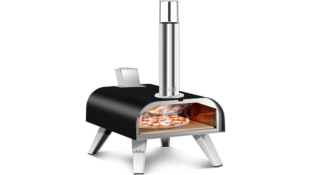 wood fired pizza stone oven