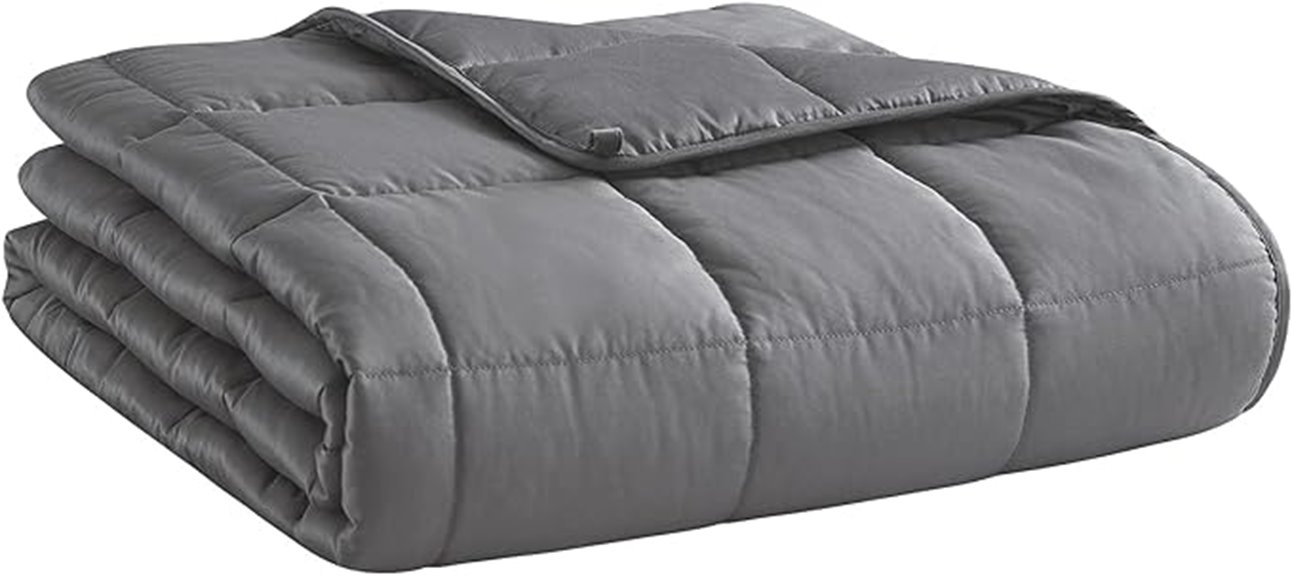 adult dark grey weighted blanket