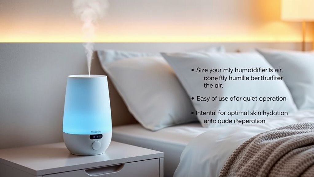 bedroom humidifier selection criteria