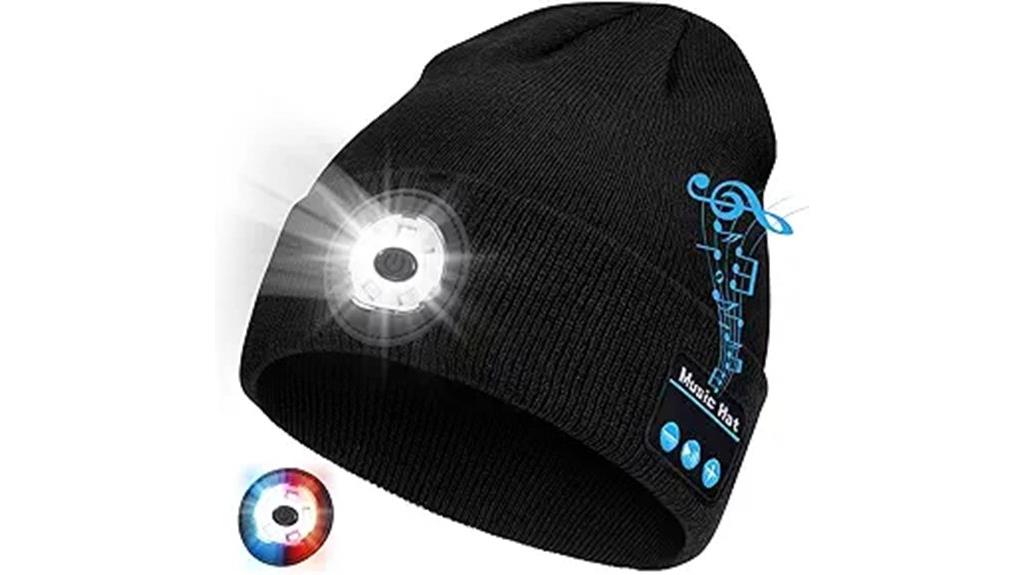 bluetooth light up beanie