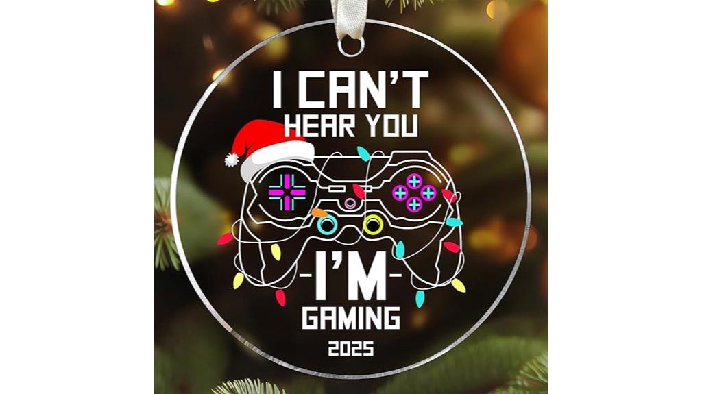 gaming christmas ornament set