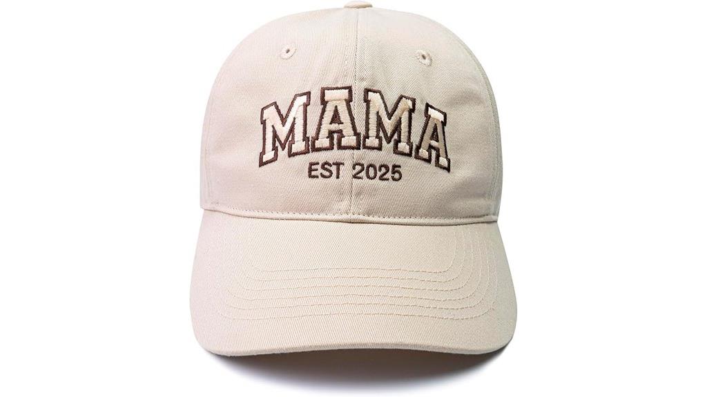 mama embroidered hat