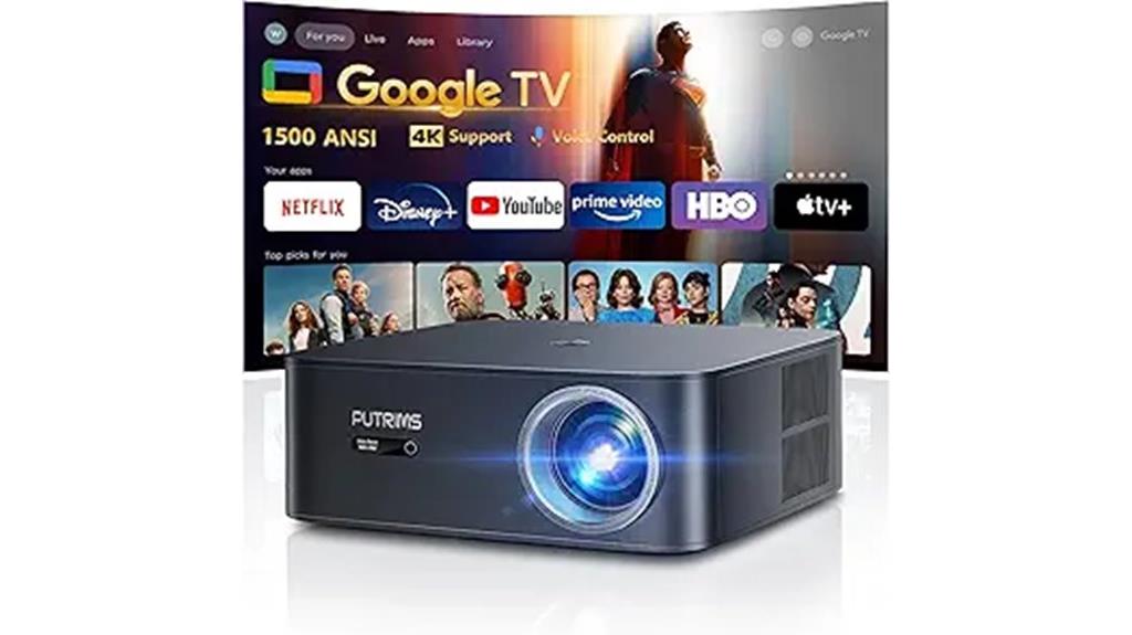 smart 4k wifi projector