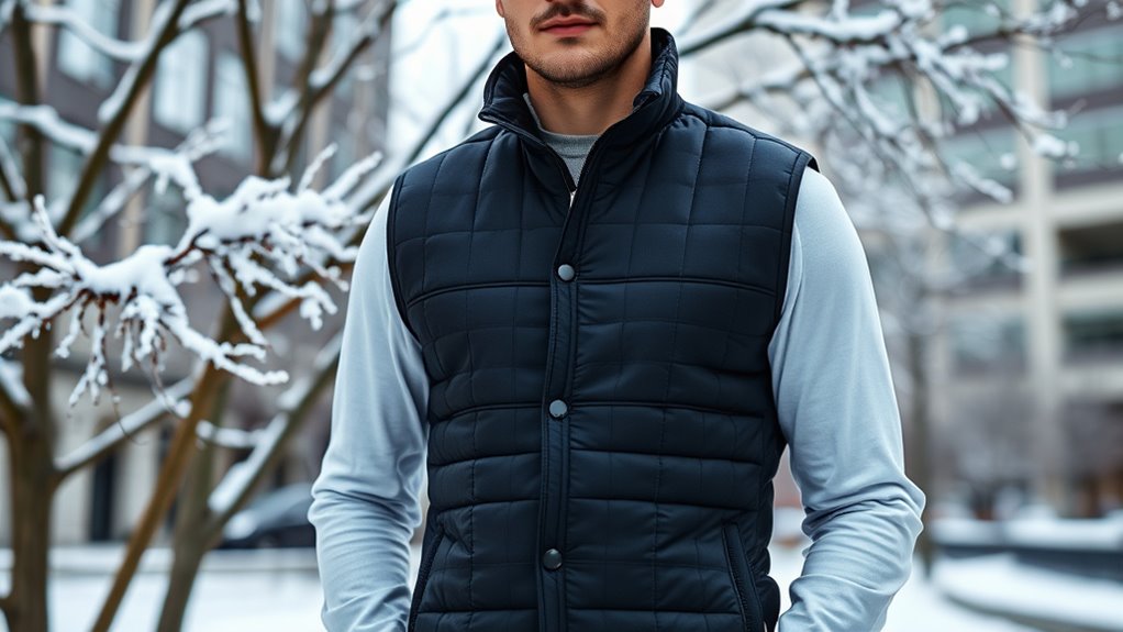 top men s heated winter vests