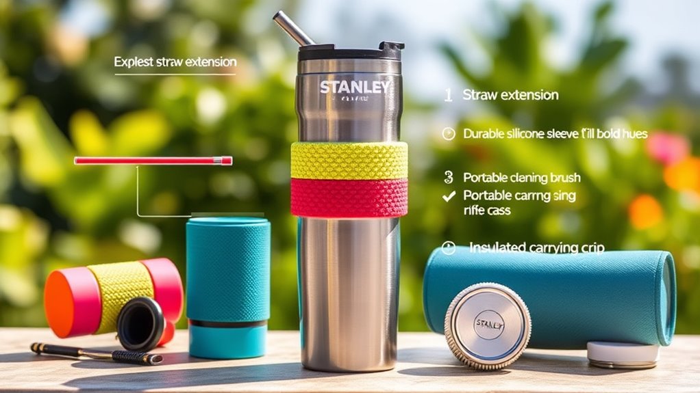top stanley tumbler add ons