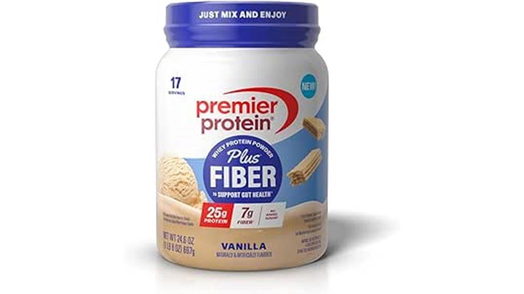vanilla protein fiber supplement