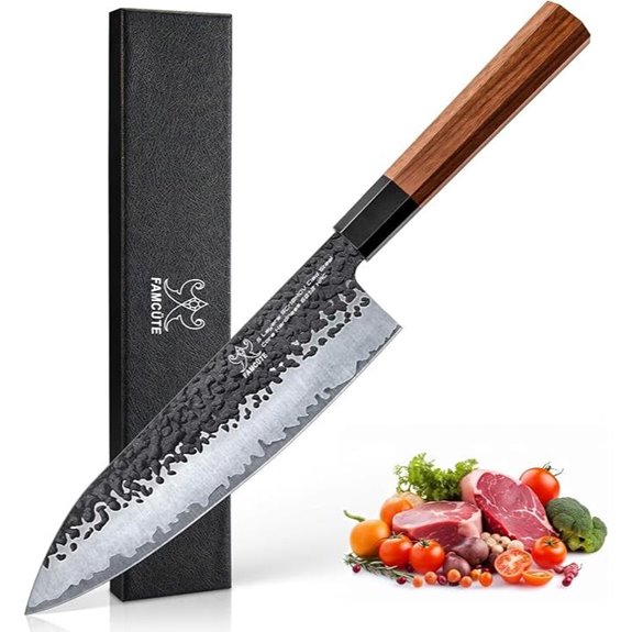 8-Inch Hand Forged Japanese Chef's Knife