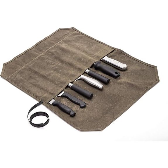 HERSENT Chef’s Knife Roll Case with Canvas Wrap