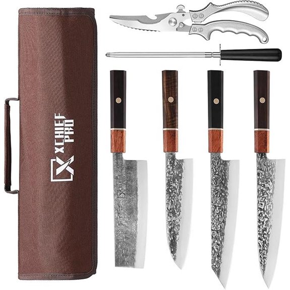 Japan Knife Set with Accessories and Carrying Bag