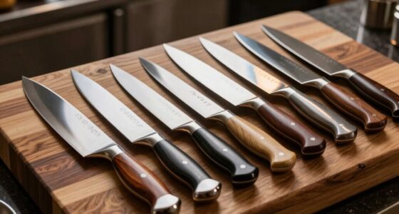 luxury chef knife selection