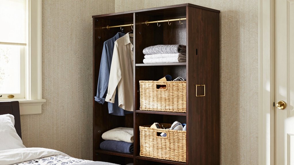 adjustable space saving closet organizers