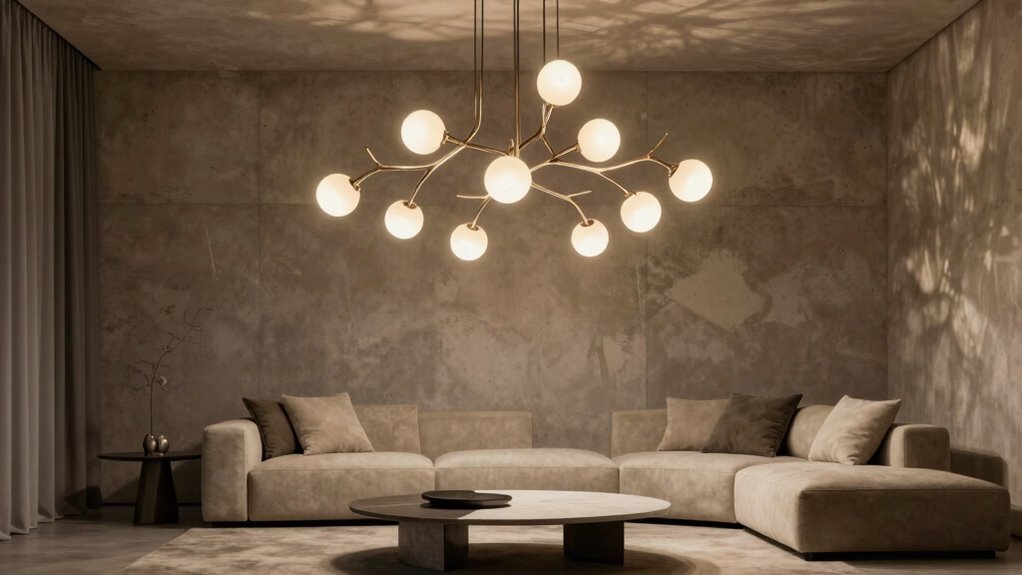 artistic sculptural lighting design