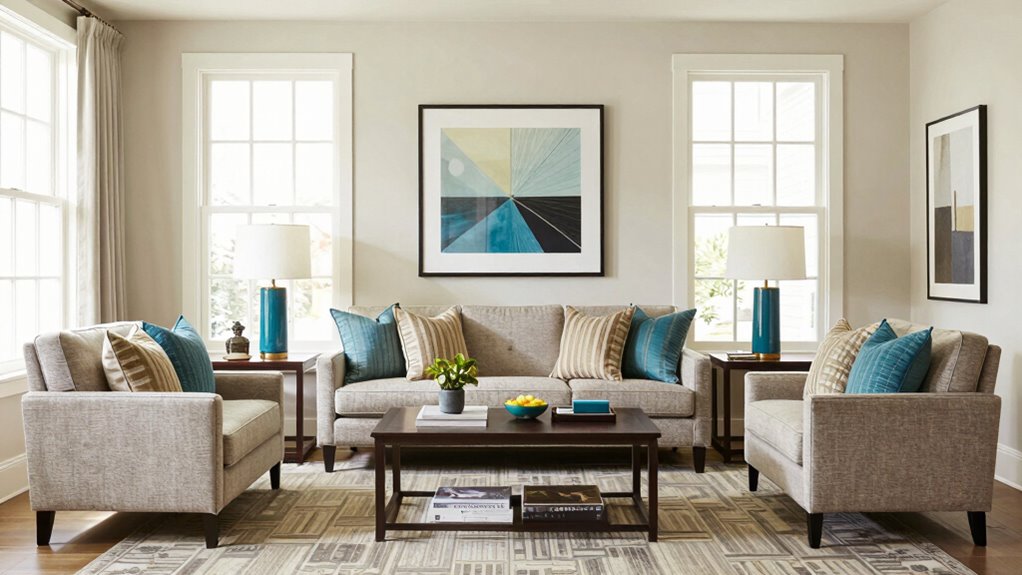 balance symmetry with contrast