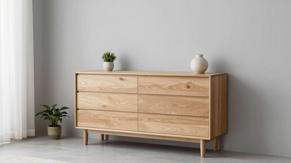 balanced compact bedroom storage