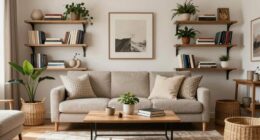 balanced tidy curated space