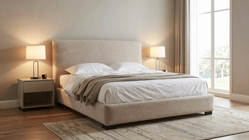balancing large bed design