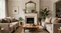 casual symmetry in interiors