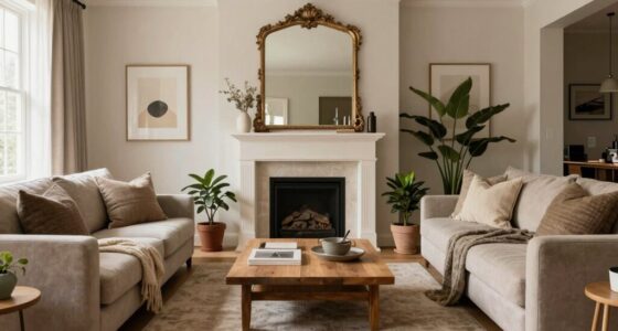 casual symmetry in interiors