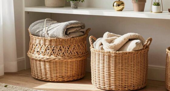 chic storage enhances organization