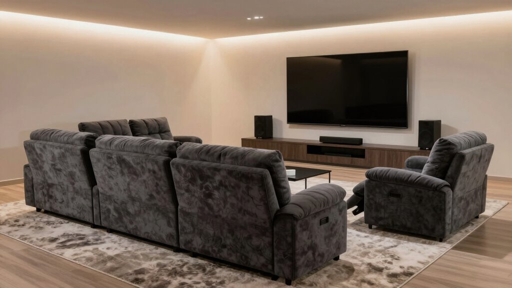 comfortable soundproof customizable entertainment