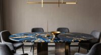 complementing bold dining designs
