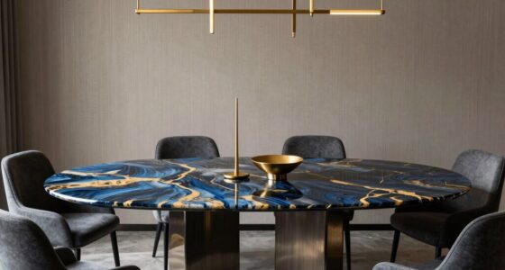 complementing bold dining designs