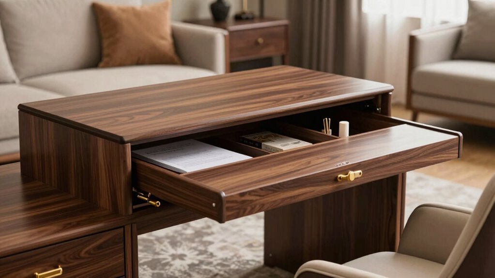 concealment with secretary desks