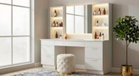 create a practical dressing area