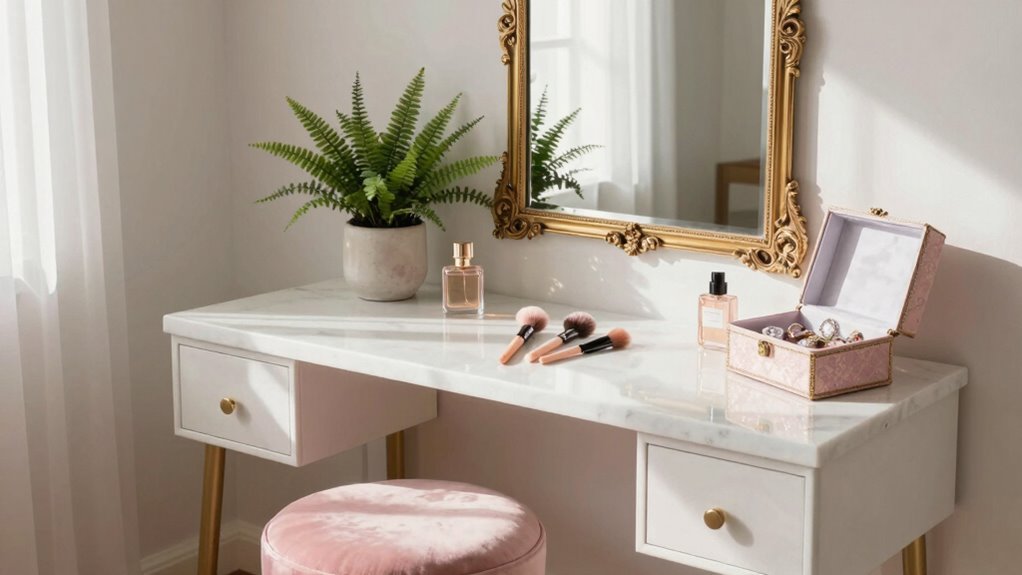 customizable organized vanity space