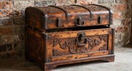decorative trunks conceal storage