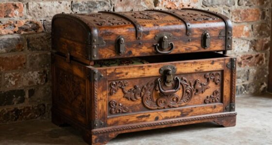 decorative trunks conceal storage