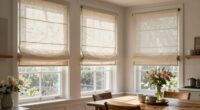 durable stylish kitchen window coverings