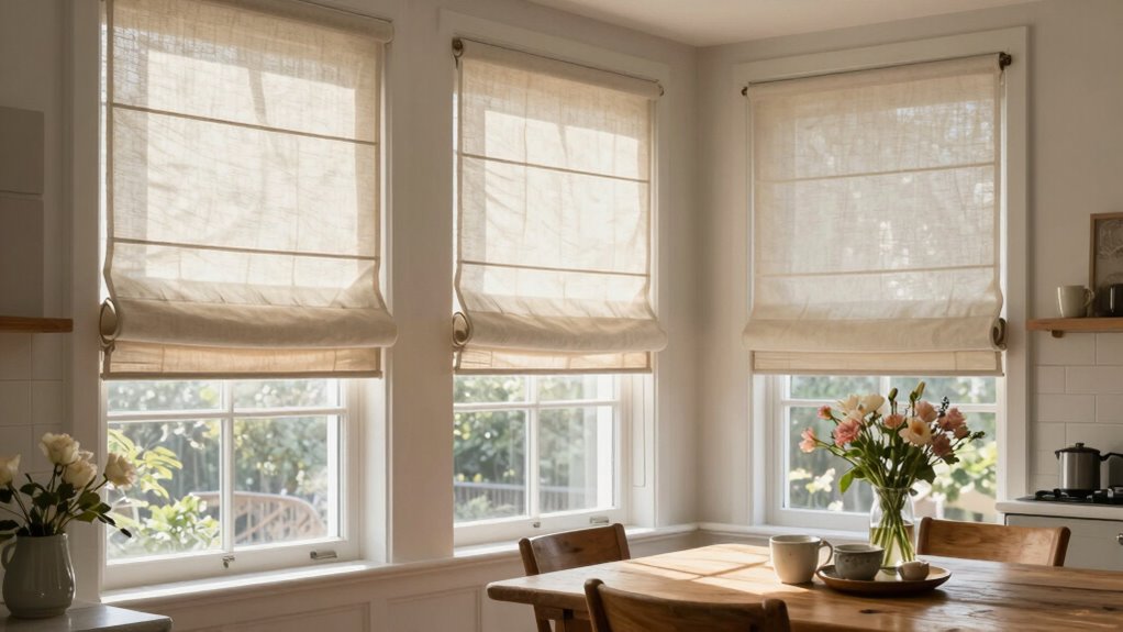 durable stylish kitchen window coverings