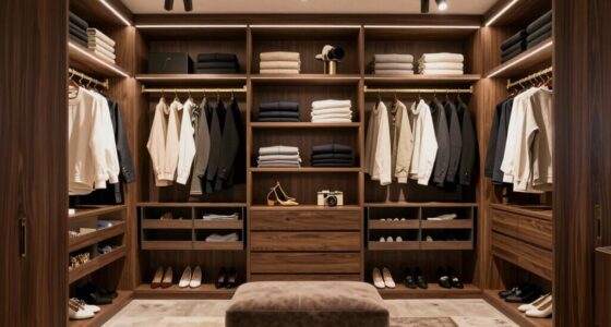 efficient large closet organization
