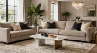 elegant neutral layered decor