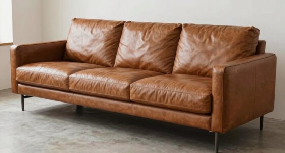 elegant streamlined leather design