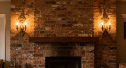 enhance fireplace wall aesthetics
