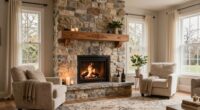 enhance fireplace with custom surrounds