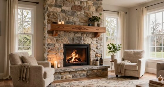 enhance fireplace with custom surrounds